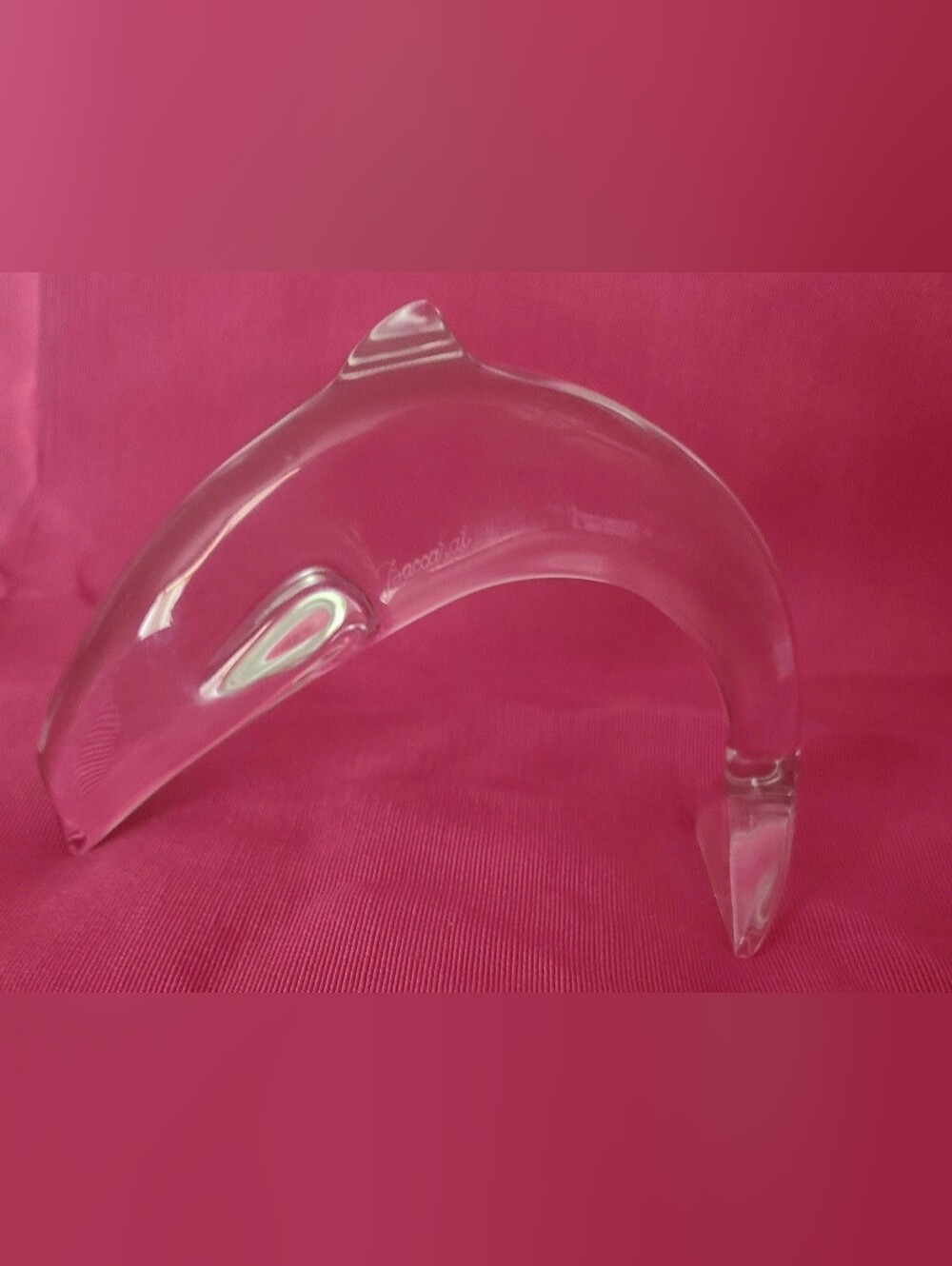 Baccarat Crystal Diving Dolphin